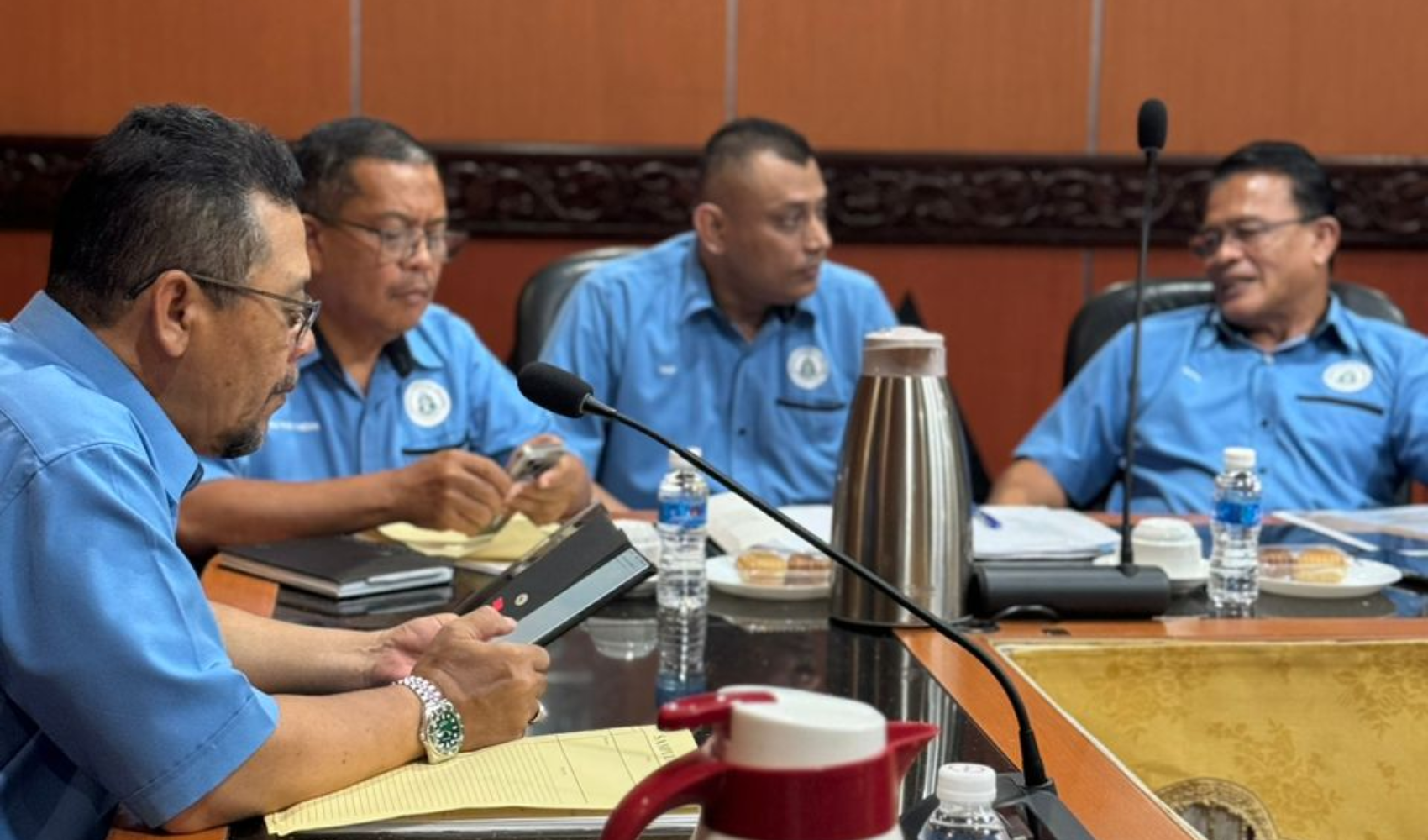 Mesyuarat Penyelarasan dan Pengurusan Pembekalan Barangan Kantin (Zon Tengah)