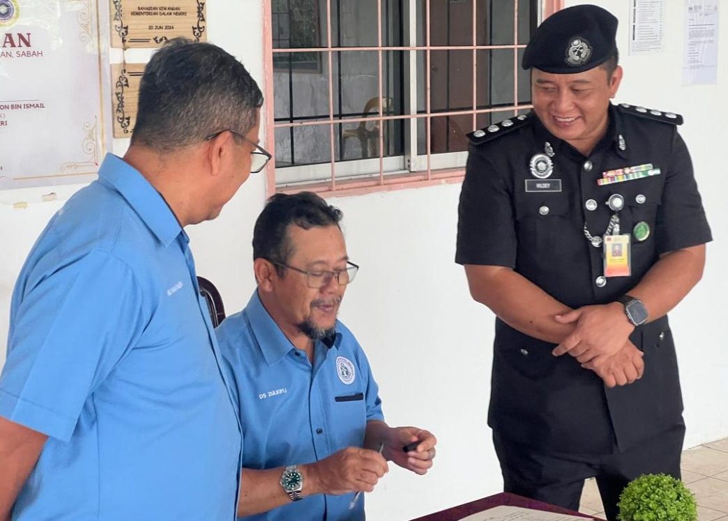 Kunjung Hormat Dan Taklimat Perbekalan Barangan Kantin Tempat Jumpa Seliaan Yayasan Koreksional Malaysia (Zon Sabah)